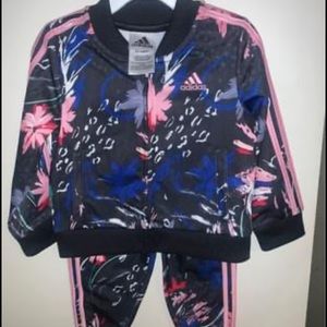 Toddler girl Adidas Jogger Set